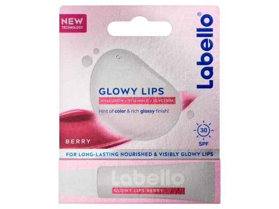 Labello Glowy Lips Berry Tónovací balzám pro zářivé rty OF 30 10 ml