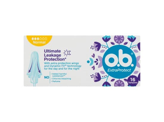 O.B. Extra Protect Normal Tampony 16 ks