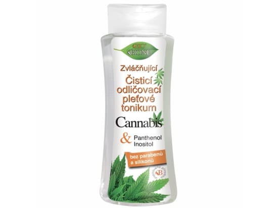 Bio Bione BIO Cannabis zvláčňující čistící odličovací pleťové tonikum 255 ml