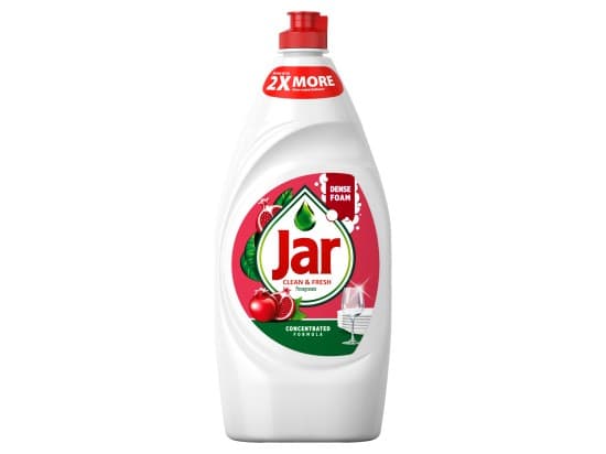 Jar Clean & Fresh Tekutý prostředek na nádobí Pomegranate & Honeysuckle 900 ml