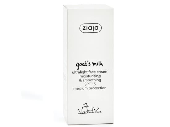 Ziaja Kozí mléko ultra lehký denní krém SPF 15 vyhlazující 50ml