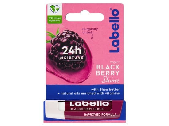 Labello Blackberry Shine Pečující balzám na rty 4,8 g