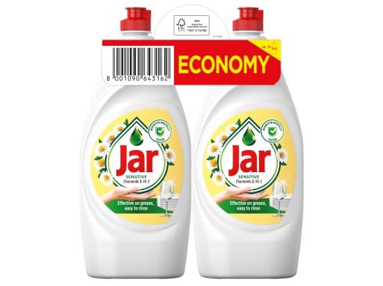 Jar Tekutý prostředek na nádobí Chamomile 2 x 900 ml