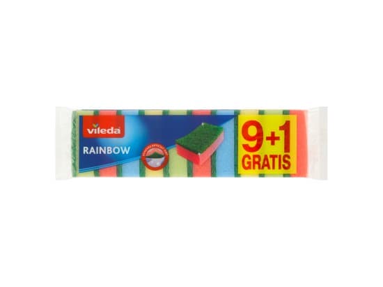 Vileda Rainbow houbičky na nádobí 9 + 1 ks