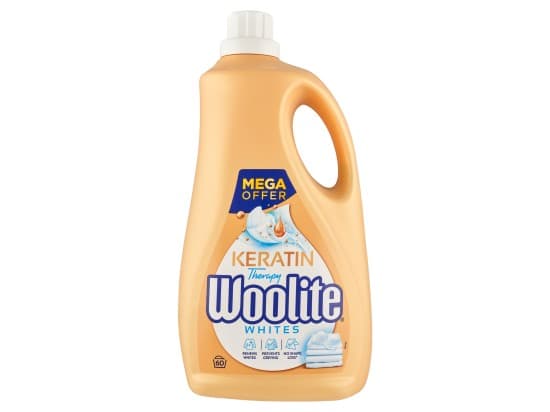 Woolite Keratin Therapy Whites Prací gel na bílé prádlo 60 PD