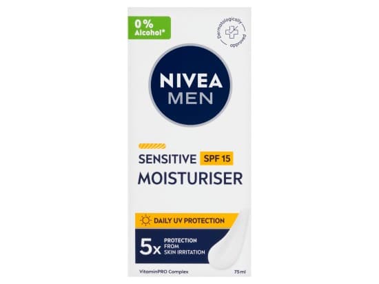 Nivea Men Sensitive Ochranný pleťový krém OF 15 75ml