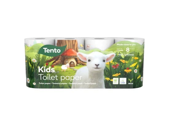 Tento Kids Toaletní papír 3vrstvý 8 rolí