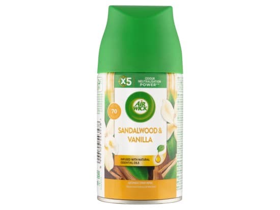 Air Wick Freshmatic Náplň do osvěžovače vzduchu vanilka a santalové dřevo 250ml
