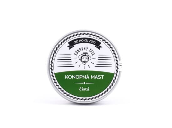 Konopný Táta Konopná mast čistá 80 ml