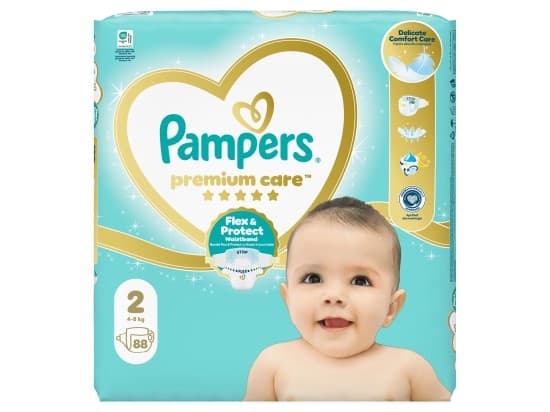 Pampers Premium Care, vel. 2, 88 ks