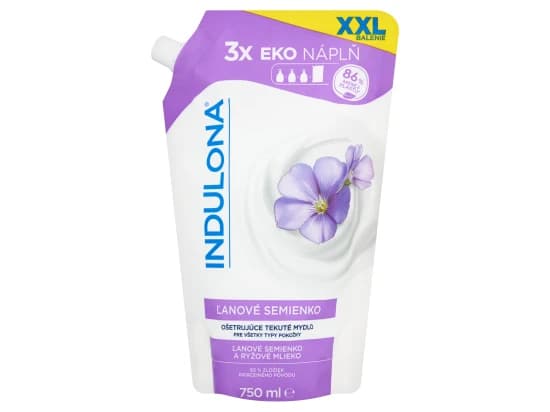 Indulona Lněné semínko pečující tekuté mýdlo 750 ml