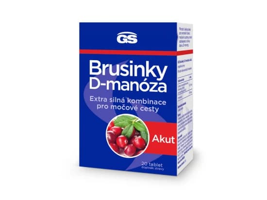 GS Brusinky Akut + Manosa 20 tablet