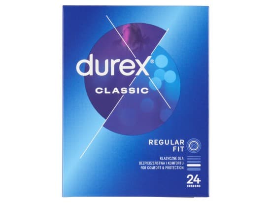 Durex Classic Regular Fit kondomy 24 ks