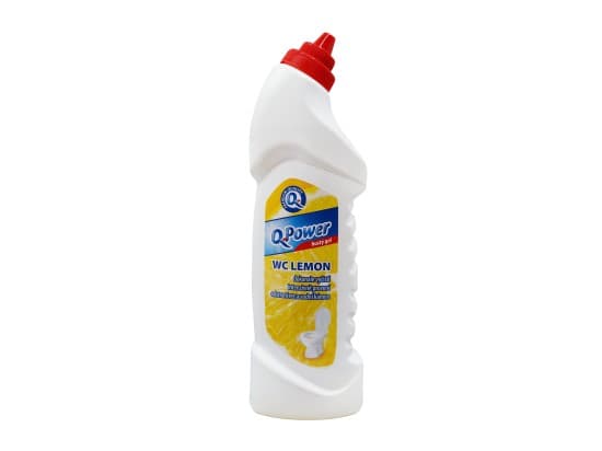 Q-Power čistič WC hustý gel lemon 750 ml