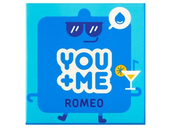 You Me Romeo Vegan Kondomy se zvýšenou dávkou lubrikace 3 ks