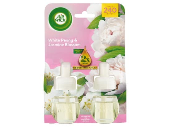 Air Wick Tekutá náplň do elektrického přístroje pivoňka a jasmínový květ 2 x 19 ml