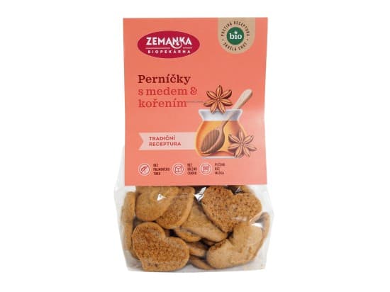 Biopekárna Zemanka BIO medové perníčky 100 g