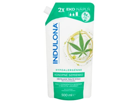 Indulona Konopné semínko hypoalergenní pečující tekuté mýdlo 500 ml