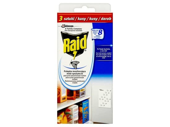Raid Past proti potravinovým molům 3 ks
