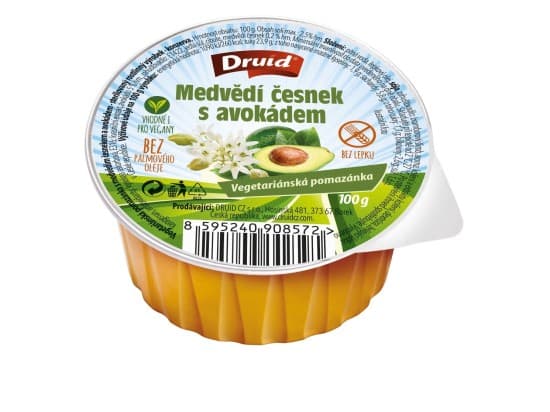 Druid veganská pomazánka medvědí česnek s avokádem 100 g