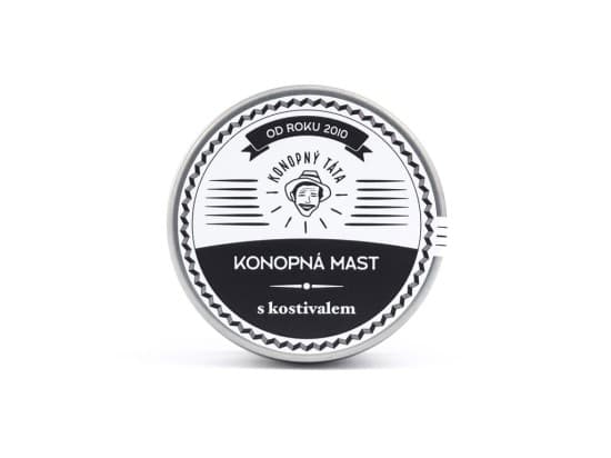 Konopný Táta Konopná mast s kostivalem 80 ml