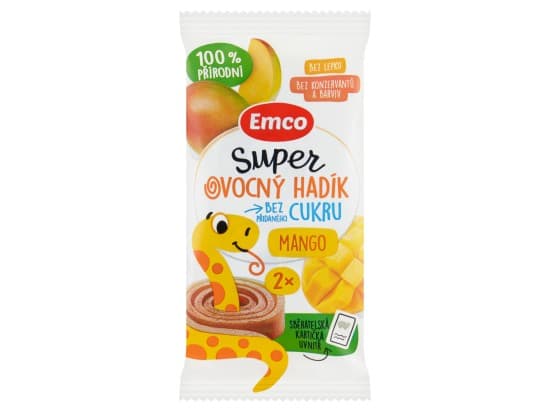 Emco Super ovocný hadík mango 2 ks 20g