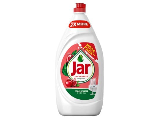 Jar Clean & Fresh Pomegranate & Honeysuckle Tekutý prostředek na nádobí 1350 ml