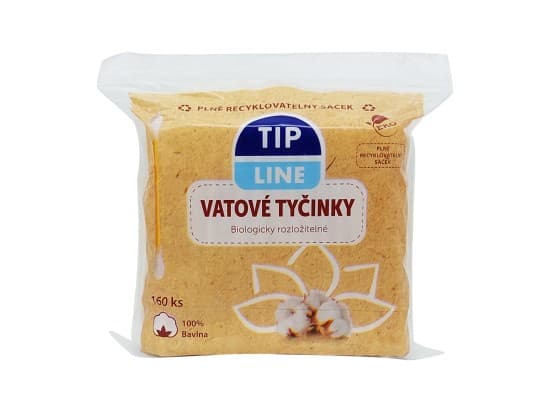 Tip Line vatové tyčinky EKO 160ks