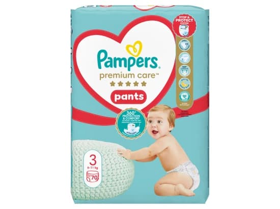 Pampers Pants Premium Care, vel. 3, 70 ks