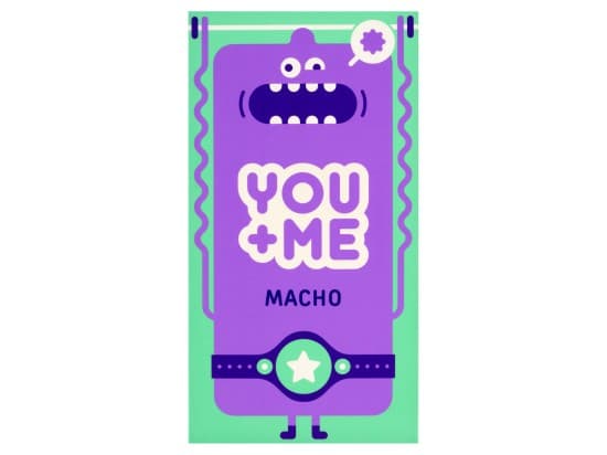 You Me Macho Vegan Kondomy Se Stimulujícími Vroubky, 12 ks