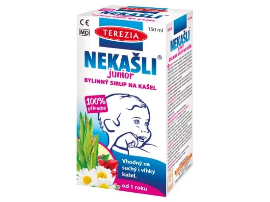 NEKAŠLI Junior přírodní bylinný sirup 150ml