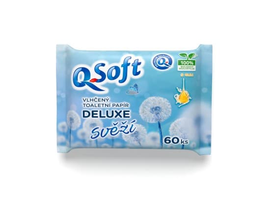 Q-Soft Vlhčený toaletní papír super jemný 60 ks