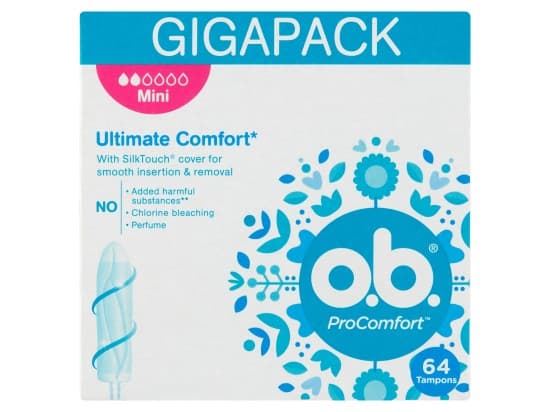 O.B. ProComfort Mini Tampony 64 ks