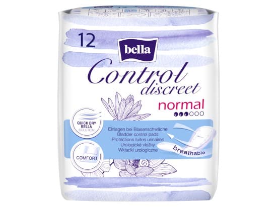 Bella Control Discreet Normal urologické vložky 12 ks