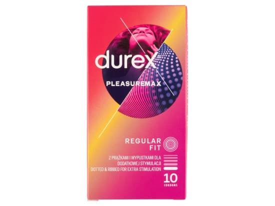 Durex Pleasuremax Regular Fit Kondomy 10 ks