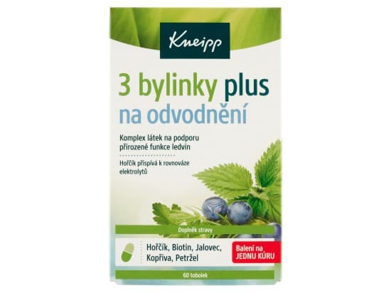 Kneipp Plus 3 bylinky na odvodnění 60 tobolek 28,6g