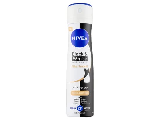 Nivea Black & White Invisible Silky Smooth Sprej antiperspirant 150ml
