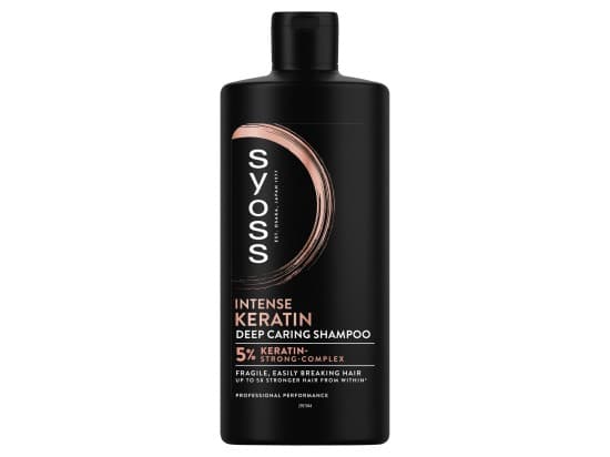 Syoss Intense Keratin šampon pro křehké, snadno se lámající vlasy 440 ml