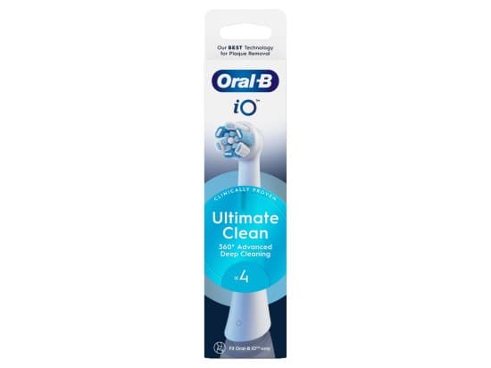 Oral-B iO Ultimate Clean Kulaté kartáčkové hlavy 4 ks