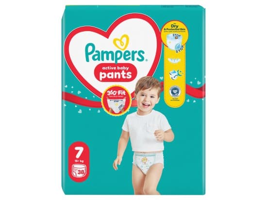 Pampers Active Baby Pants, vel. 7, 38 ks