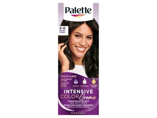 Palette Intensive Color Creme barva na vlasy Tmavě hnědý 3-0