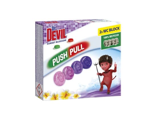 Dr. DEVIL WC Push pull gel Sunset Blossom 2 x 20 g