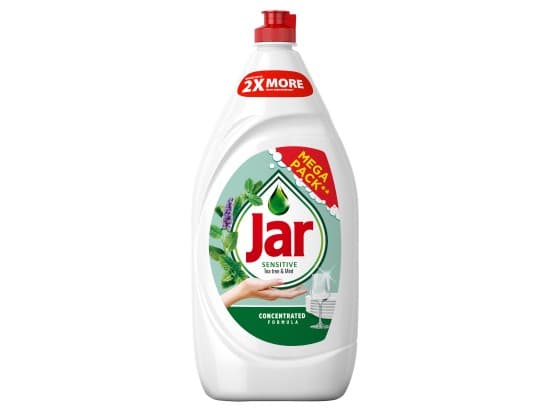 Jar Sensitive Tekutý prostředek na nádobí Tea Tree & Mint 1350 ml