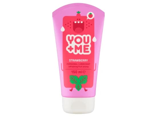 You Me Strawberry Vegan Lubrikant S Osvěžujícím Jahodovým Aroma, 150ml