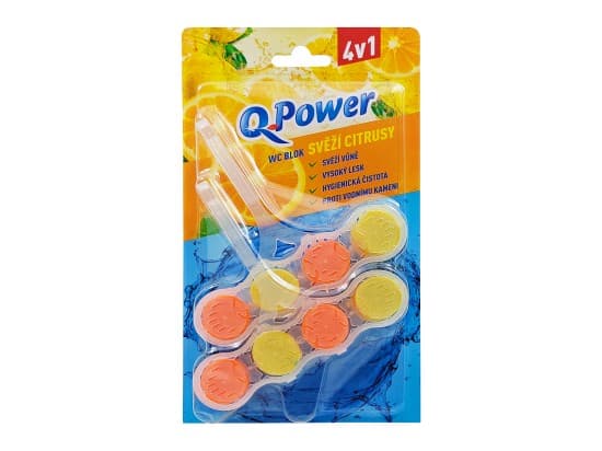 Q-Power tuhý WC závěs Svěží citrusy 2 ks