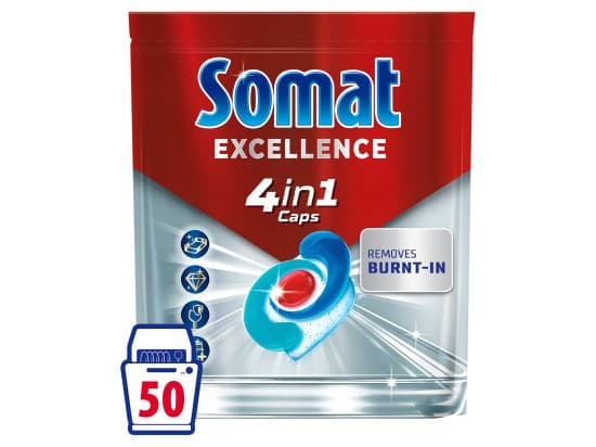 Somat Excellence 4in1 Kapsle do myčky nádobí 50 ks