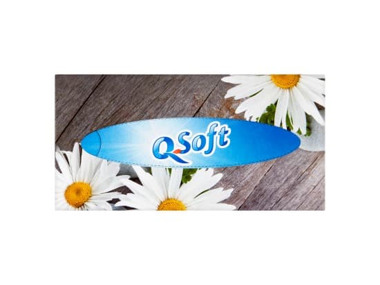 Q-Soft Papírové kapesníky 3vrstvé 80 ks