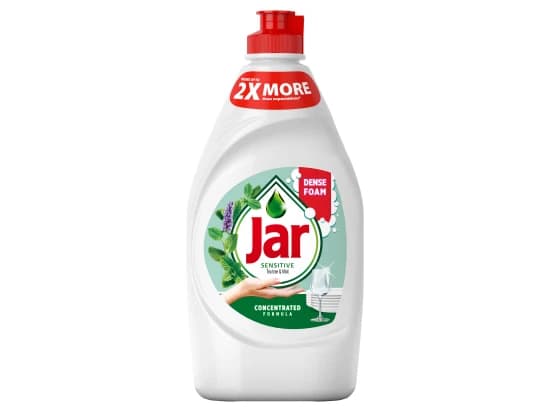 Jar Sensitive Tekutý prostředek na nádobí Tea Tree & Mint 450 ml