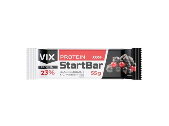 Vix StartBar Černý rybíz a brusinka 55g