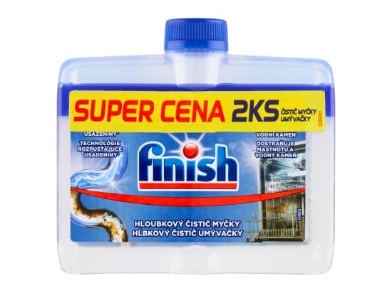 Finish Fresh hloubkový čistič myčky 2 x 250 ml